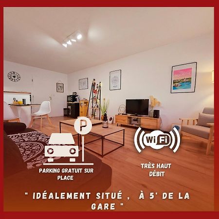 Appartement Cosy Proche Gare - Fibre Optique Et Parking Angoulême Esterno foto